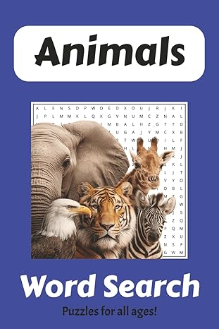 Animals Word Search cover