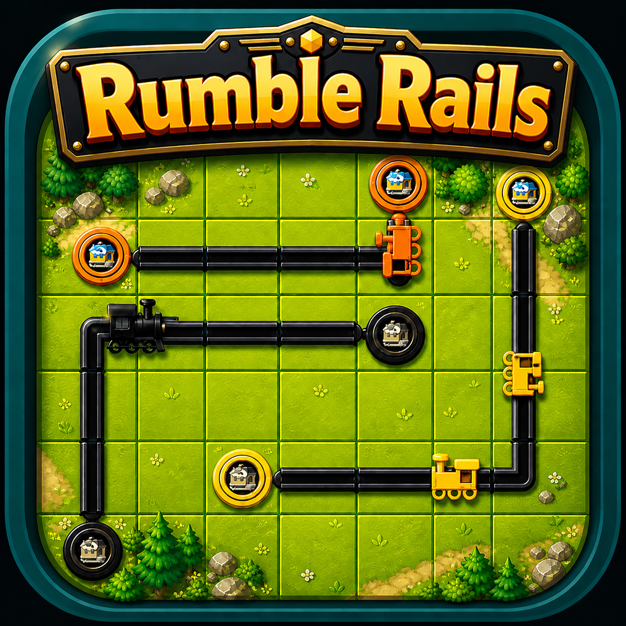 Rumble Rails app icon