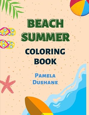 Beach Summer: Coloring Book cover