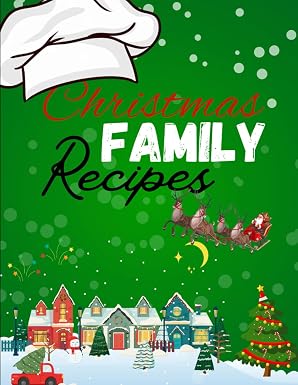 Blank Christmas Recipe Book: 100 Recipes cover
