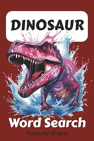 Dinosaur Word Search cover