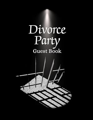 Divorce Party Guest Book: 25 Guests cover