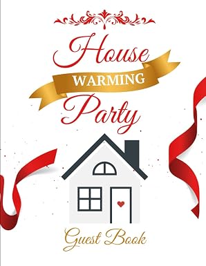 House Warming Party Guest Book: 25 Guests cover
