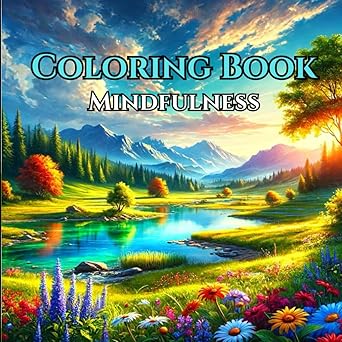 Serenity in Nature Coloring Book cover
