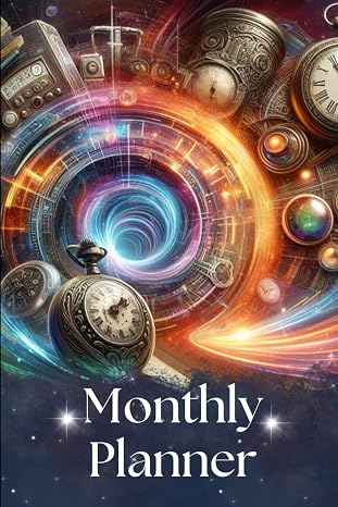 Monthly Planner (Time Theme) cover