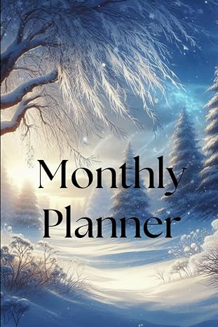Monthly Planner: Winter Wonderland cover
