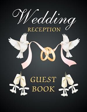 Wedding Reception Guest Book: 50 Guests cover